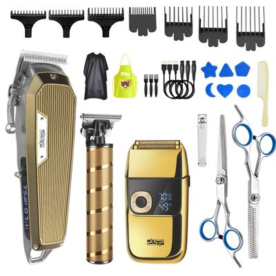 DSP Professional Barber Clippers Set for Men - Cordless Bald Shaver Men Clippers and Trimmers Set - All in one Complete Kit