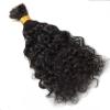 16inch Loose Wave Human Hair Bulk for Braiding Wet and Wavy Extensions Natural Black 1Bundle Human Bulk Braiding Hair for Micro Braids No Weft Weaving 100g/Bundle view 4