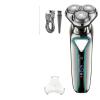 Head Shavers for Bald Men, Wet Dry Waterproof Electric Shaver For Men Wet Dry Beard Electric Razor Facial Shaving Machine Rechargeable Lcd (Color : Green box) view 1