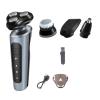 Head Shavers for Bald Men, Electric Face Shaver For Men Washable Rechargeable Shaving Beard Machine (Color : Silver gray) view 1