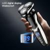 Head Shavers for Bald Men, 3 in 1 Electric Shaver Nose Hair Trimmer USB Rechargeable Portable Razor 3D Floating Blade Digital Display Shaving Beard Machine view 3