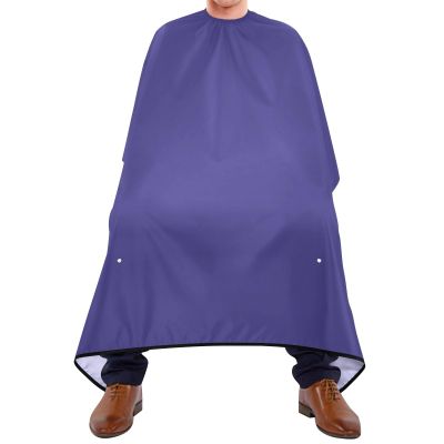 Dark Slate Blue Barber Cape for Men Hair Cutting Cape Hairstylists Salon Adjustable Waterproof Father Gifts 55''x 65''