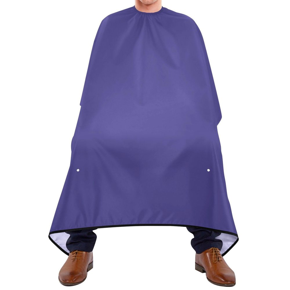 Dark Slate Blue Barber Cape for Men Hair Cutting Cape Hairstylists Salon Adjustable Waterproof Father Gifts 55''x 65''