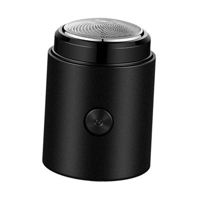 Almencla Portable Shaver Men Beard Shaver Compact Father's Day Gift Powerful Wet and Dry Use Men Electric Razor Electric Shaver for Car Home Travel