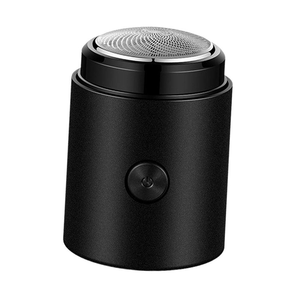 Almencla Portable Shaver Men Beard Shaver Compact Father's Day Gift Powerful Wet and Dry Use Men Electric Razor Electric Shaver for Car Home Travel