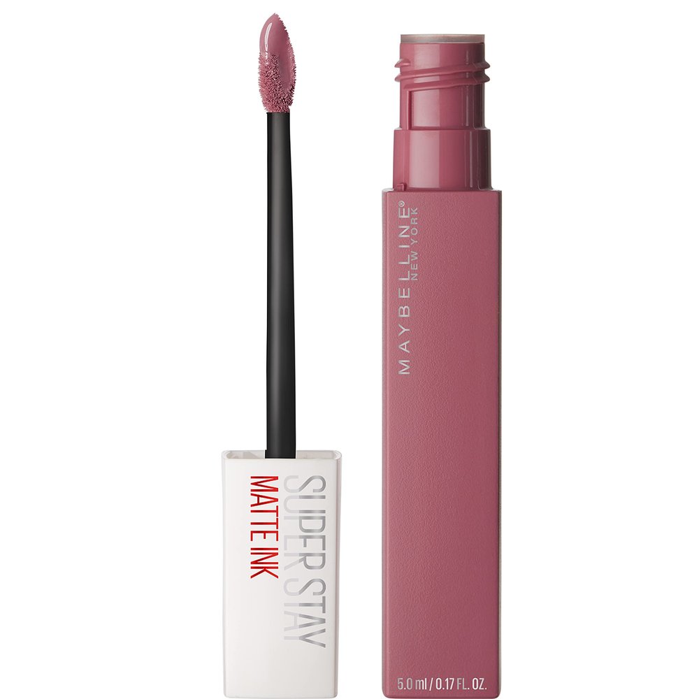 MAYBELLINE Super Stay Matte Ink Liquid Lipstick Makeup Long Lasting High Impact Color Up to 16H Wear Seductress Light Rosey Nude and Lover Mauve Neutral