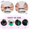 12 PCS Green Hair Extensions Clip in, Curly Wavy Colored Extension for Kids Girls - Party Highlights Synthetic Hairpiece 17 inch view 4