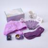 BEECO GIF2U Spa Gift Baskets for Women,Bestfriend Birthday Gifts Women Friendship,Purple Surprise Box for Women Includes Ceramic Mug,Scented Candle,Bath Salt,Soap,Exfoliating Gloves,Hair Towel,Card view 2