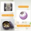 BEECO GIF2U Spa Gift Baskets for Women,Bestfriend Birthday Gifts Women Friendship,Purple Surprise Box for Women Includes Ceramic Mug,Scented Candle,Bath Salt,Soap,Exfoliating Gloves,Hair Towel,Card view 3