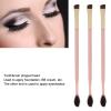 5pcs Toothbrush Foundation Brush, Super Soft Professional Makeup Brush Set, Pink Handle Double Ended Makeup Brush Cosmetic Tool, Suitable for Foundation Contour Powder Blush Concealer view 2