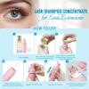4.06fl oz Lash Shampoo Concentrate for Lash Extensions, Lash Cleanser Concentrate Eyelash Extension Cleanser Professional Lash Concentrate for Lash Extension Natural Foaming Cleanser Lash Cleanser Kit view 4