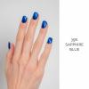 NAILOG Semi Cured Gel Nail Strips (20 Extra Long Stickers/Wraps) | Buy 2 Get 1 UV Lamp| Glossy & Long Lasting Soft Gel Finishing | Sapphire Blue view 2