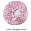 Stylish Shower Cap Satin Bouffant Pouch Hat Bath Hair Waterproof Bathing Spa New view 2