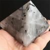 AtkitS Natural Tourmaline Quartz Crystal Pyramid Healing (Size : 100-150g) view 2