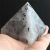 AtkitS Natural Tourmaline Quartz Crystal Pyramid Healing (Size : 100-150g) view 3