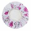 4 Pc Shower Cap Kids Teen Terry Lining Hair Drying Bouffant Pouch Bath Hat Spa 4 Shower Cap Terry Cloth Lined Bouffant Pouch Hat Bath Hair Drying Waterproof Bathing Spa Women Reusable Stylish Beauty view 3