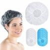 10 Pack Shower Cap Women Bath Hat Waterproof Elastic Band Protects Hair Home Spa view 2
