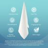 Nat.&Co. Derma Care Pro 100% USDA Biobased Material - Professional Grade Extra Large Face Towels - Bio-Based Towel, Makeup Remover Dry Wipes, Facial Wash Cloths for Sensitive and Clean Skin - 50 Count view 4
