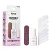 Kiss New York Nail Repair Kit for Damage, Broken, Cracked and Weak Nails - Biotin Infused Glue, File, and 2 Wraps - Made in Korea view 1