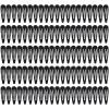 100Pcs Snap Hair Clips, Sublaga 2 Inch Bend Hair Clips, Metal Barrettes, No Slip Cute Solid Candy Color Hair Accessories for Girls, Women, Kids Teens or Toddlers (100pcs Black) view 1