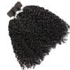 10inch Curly Virgin Human Hair Bulk for Braiding No Weft Micro Braids Brazilian Remy Human Hair Bulk Extension 100g/Bundle Natural Black Weaving Extensions 2Bundles view 3