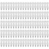 100Pcs Snap Hair Clips, Sublaga 2 Inch Bend Hair Clips, Metal Barrettes, No Slip Cute Solid Candy Color Hair Accessories for Girls, Women, Kids Teens or Toddlers (100pcs Silver) view 1