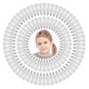 100Pcs Snap Hair Clips, Sublaga 2 Inch Bend Hair Clips, Metal Barrettes, No Slip Cute Solid Candy Color Hair Accessories for Girls, Women, Kids Teens or Toddlers (100pcs Silver) view 2