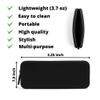 JejuBloom Silicone Travel Makeup Bag, Cosmetic Bag, Makeup Brush Holder, Soft And Waterproof Multipurpose Organizer (7.9 * 3.25 * 1.1 inch) (Black) view 2