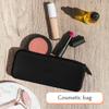 JejuBloom Silicone Travel Makeup Bag, Cosmetic Bag, Makeup Brush Holder, Soft And Waterproof Multipurpose Organizer (7.9 * 3.25 * 1.1 inch) (Black) view 3