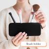 JejuBloom Silicone Travel Makeup Bag, Cosmetic Bag, Makeup Brush Holder, Soft And Waterproof Multipurpose Organizer (7.9 * 3.25 * 1.1 inch) (Black) view 4