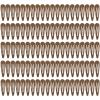 100Pcs Snap Hair Clips, Sublaga 2 Inch Bend Hair Clips, Metal Barrettes, No Slip Cute Solid Candy Color Hair Accessories for Girls, Women, Kids Teens or Toddlers (100pcs Coffee) view 1