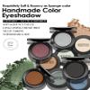 Black Eyeshadow Handmade Goth Eye Sahdow Makeup Palette for Halloween Pigmented Long Lasting Black Matte Eyeshadow-1Black view 4