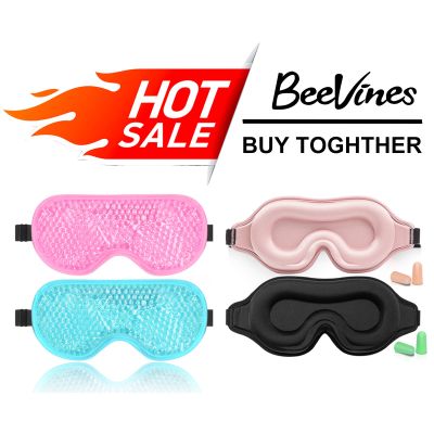 BeeVines Gel Eye Mask & 3D Contoured Eye Mask