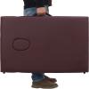 Artechworks Massage Table Massage Bed 2 Folding Portable Lash Bed for Eyelash Extensions Beauty Tattoo Table Adjustable Black W/Carry Case Salon Lightweight,Wine Red Color view 2
