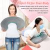 Breast Pillow for Massage Table Massage Breast Bolster Pillow for Sleeping Massage Wedge Bolster Stomach Sleepers Chest Pillow Breast Support Pillow Feminine Massage Pad for Spa Salon view 3