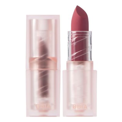 BBIA Last Powder Lipstick Series2 - Powder Matte Lipstick, Full Coverage, Non-Drying Matte Finish, Weightless Velvet Texture, Long-Lasting Lip Makeup, MLBB, Vegan, Korea Lip Makeup (12 HIBISCUS)