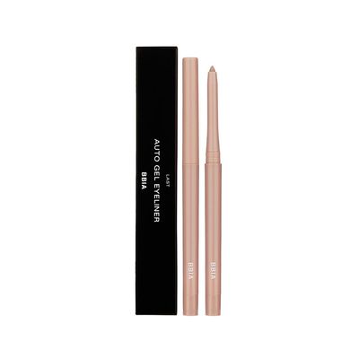 BBIA Last Auto Gel Eyeliner 17 Color  Multi-Use Longwear & Waterproof Mechanical Eye Liner Easy Drawing with Smooth Texture Smudge-Resistant Shadow & Glitter Vegan Korea Eye Makeup (14 ALMOND BEIGE)