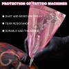 300PCS Tattoo Machine Bags,Disposable Tattoo Machine Bags Gun Bags Plastic Sleeve,Pink Tattoo Supplies Bags (3.9 in X 5.1 In) for Machine Covers Bags,Tattoo Supplies,Tattoo Kits view 3