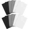 Tatuo 12 Pieces Korean Exfoliating Mitt Glove Italy Towel Body Skin Scrubber Exfoliating Scrubber for Remove Dead Skin Washcloth Korean(Large,White, Black, Gray) view 1