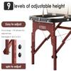 CLORIS 84" Professional Massage Table Portable 3 Folding Lightweight Facial Salon Spa Tattoo Bed Height Adjustable with Carrying Bag & Wooden Leg Hold Up to 1100LBS view 4