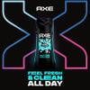 AXE Cool Ocean Men's Body Wash With Essential Oils 12H Refreshing Scent Body Wash For Men, Clean and Fresh Scent 16 oz view 3