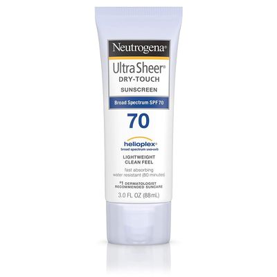 Neutrogena Ultra Sheer Dry Touch Sunscreen SPF 70, 3 Fluid Ounce