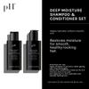 pH PURE HAIR Deep Moisture Shampoo and Conditioner Set - Hydrating and Moisturizing Shampoo and Conditioner - Dry Hair - Enriched with Kokum Nut Butter and Rose Extract (3.38 Oz each) view 2