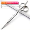 5.5/6/6.5-inch professional hair clipper set, stainless steel sharp hair clippers, barber specific scissors (6.5-in cutting scissors) view 2