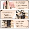 COOKOO 9 Packs French Curly Braiding Hair 22 Inch for Goddess Box Braids with Loose Wave Curly Ends Mix Black and Blonde Pre Stretched French Curls Synthetic Hair Extentions for Women P1B/27/613# view 3