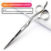 5.5/6/6.5-inch professional hair clipper set, stainless steel sharp hair clippers, barber specific scissors (6 inch-2pc-A) view 3