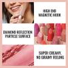 Oulac Moisturizing Pink Lipstick for Women - Tinted Lip Balm with Shimmmer, Lightweight Lip Makeup, Nourishing & Hydrating Formula, Vegan & Gluten Free, PG03 Pink Jewel view 2