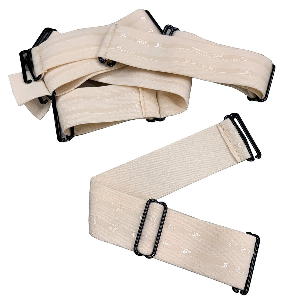 Adjustable Elastic Band for Wigs 2pcs Non-slip wig elastic band for keeping wigs in place (Nude)