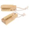 Beaupretty 2pcs Nail Brush for Fingernails and Toenails Ergonomic Design for Comfortable to Hold Double-sided Structure for Removal for Home and Spa Use view 1