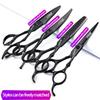 5.5/6-inch professional hairdressing set with stainless steel sharp scissors, suitable for hairdressers and hair salons (6 inch-4pc) view 2